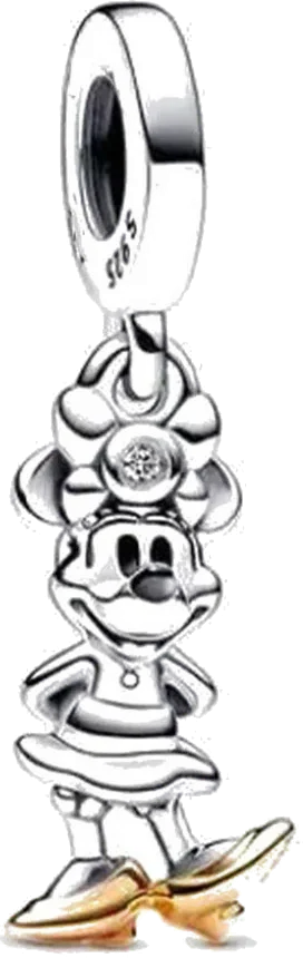 Silver Disney 100th Princess Pumpkin Cart Mickey Minnie Dumbo Charm Stitch Beads Fit Original Pandora Bracelets DIY Jewelry