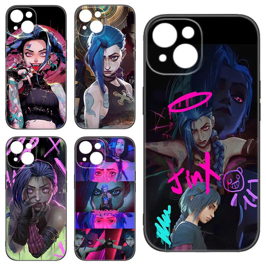 League of Legends LOL Black Silicone Phone Case For Apple iPhone 12 13 Mini 11 14 15 Pro Max 7 8 Plus X XR XS SE 2020 2022