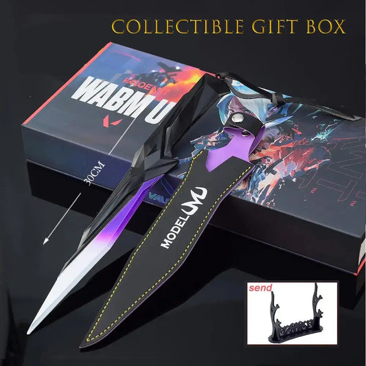 Valorant Gift Box Singularity Knife Melee Weapons Game Peripherals Alloy Katana Model Swords Classic Collector's Edition Toy Boy